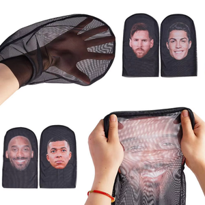 Masque facial drôle pour cosplay, cagoule de ski en maille élastique 3D personnalisée, couvre-visage réaliste pour fête, masques de célébrités - Product Image 6