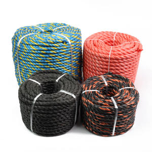 Cordes d'emballage en PP colorées, cordes en polypropylène à film séparé, 3 brins torsadés, cordes de tirage, 4 mm, 6 mm, 8 mm, 10 mm, 12 mm, 14 mm, 16 mm, 18 mm, 20 mm - Product Image 6