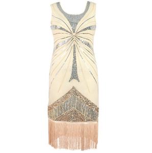 Bestdance-vestidos de Flapper para mujer, vestido de fiesta de talla grande, 20s Roaring, <span class=keywords><strong>gran</strong></span> Gatsby, 1920 - Product Image 3