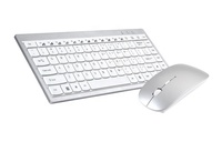 Clavier et souris sans fil 2,4 GHz pour jeux, combo 78 touches, mini clavier et souris Bluetooth pour PC, ordinateur portable