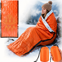 Sac de couchage de survie thermique imperméable qui reflète 90 % de la chaleur corporelle pour le camping et la randonnée