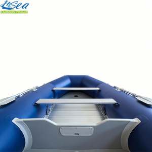 Hisea Beste Chinese Weihai Custom Producent 15ft 8-persoons opblaasboot met spiegel te koop - Product Image 1