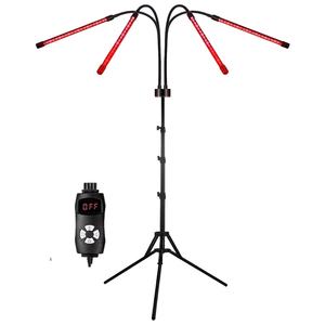 Dispositivo de Terapia de Luz Roja Ajustable de 4 Cabezas, 660nm 850nm, Doble Longitud de Onda, Soporte Ajustable para Ejercicio Corporal y Rehabilitación - Product Image 5