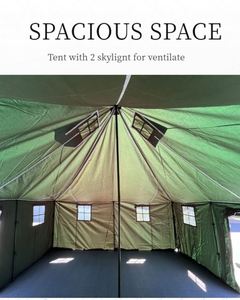 Tente à poteaux 4,8x4,8m, résistante au vent et à l'eau, pour utilisation en extérieur - Product Image 2