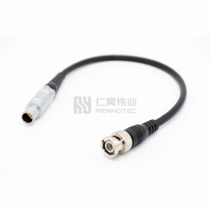 Cable coaxial Conectores BNC a FGG 1S Cable de señal macho de 4 pines para instrumentos de medición Sistema Norsonic - Product Image 2