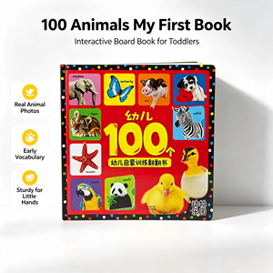 Livre d'histoires à rabats pour enfants, impression couleur personnalisée, livre éducatif sur les animaux pour la petite enfance, service de création de livres cartonnés - Product Image 4