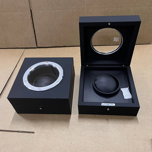 Factory Direct Custom Black Luxury <b>Watch</b> Box Set with Transparent Display Window High-End Brand <b>Watch</b> <b>Case</b>&Gift box for Men - Product Image 2