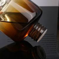 Bouteille diffuseur de parfum volcanique de luxe pour cadeau, bureau, pièce, bouteille en verre vide, boîte et logo personnalisés