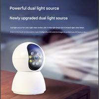 Caméra intelligente de suivi de forme humaine 1 million de pixels, vue panoramique à 360°, vision nocturne couleur