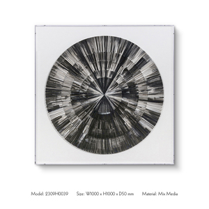 Idées de décoration murale pour <span class=keywords><strong>salon</strong></span>, style nordique moderne, luxe artisanal, grande peinture et arts muraux - Product Image 2