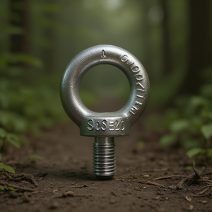 Perno de ojo galvanizado macho DIN 580 C15e, accesorio de elevación y anclaje de acero - Product Image 3