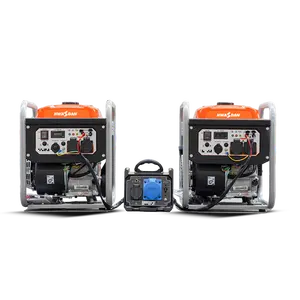 Set Generator mesin Gas alami portabel, Set Generator mesin gas alami bahan bakar ganda 4000/3600Watt