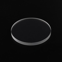 Plaque en verre optique saphir ronde OEM avec revêtement antireflet 90% clarté pour équipement de fenêtre optique infrarouge