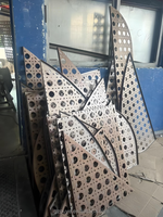 Panneau creux gravé pour façade extérieure, revêtement mural en alliage d'aluminium, panneau décoratif pour salon, design contemporain