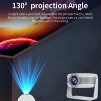 Projecteur intelligent portable HD T269PRO avec Android 12 et résolution 4K, 280 ANSI et lampes LED sans fil H713 pour un usage domestique