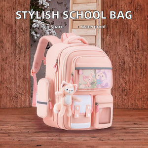 Thời Trang Không Thấm Nước Oxford Ba Lô Cho Phụ Nữ Thanh Thiếu Niên Trường Trung Học Túi Phim Hoạt Hình Mô Hình Polyester Lót Dây Kéo Du Lịch Trường Sử Dụng - Product Image 3