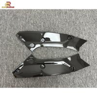 Couvercle de moteur en Fiber de carbone humide Style défi 3 pièces pour Nissan GTR R35 2008-2018 couvercle de moteur en carbone capot capot pièces de voiture
