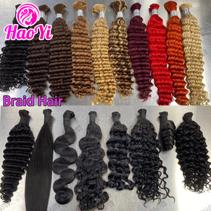 Capelli crudi cambogiani alla rinfusa per intrecciare, venditori all'ingrosso di capelli fasci vergini alla rinfusa, capelli umani di grado 15 - Product Image 3