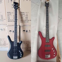 Swift Horse Basse électrique 4 cordes, manche en érable, corps en peuplier, 34 pouces, Jazz Bass pour professionnels, personnalisation OEM/ODM