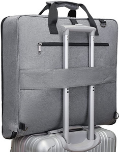 Stylish Fashion Business Unisex Hanging <b>Suitcase</b> Garment Bags Zipper Closure Letter Adjustable <b>Strap</b> Carry-On Travel Luggage - Product Image 6