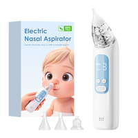 Nouveau Silicone enfant en bas âge nez nettoyant Rechargeable nez irrigateur électrique aspirateur nasal aspirateur nez nettoyage pour bébé