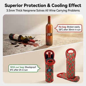 <span class=keywords><strong>Bolsa</strong></span> <span class=keywords><strong>Térmica</strong></span> para Vino Personalizada, Funda para Botella <span class=keywords><strong>de</strong></span> Vino, Funda Aislante <span class=keywords><strong>de</strong></span> Neopreno para Botella <span class=keywords><strong>de</strong></span> <span class=keywords><strong>Agua</strong></span>, Funda Aislante para Botella OEM - Product Image 3