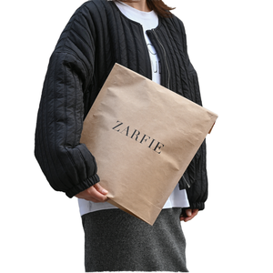 YZ <strong>Custom</strong> Logo Water-Proof Recycled Kraft Paper <strong>Poly</strong> <strong>Mailers</strong> Clothing Secure Envelope Mailing <strong>Printed</strong> Surface Treatment 125gsm - Product Image 4