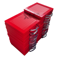 Coussinet de stabilisateur de grue avec coussinets de jambe en plastique UHMWPE Support de roulement de pied de camion