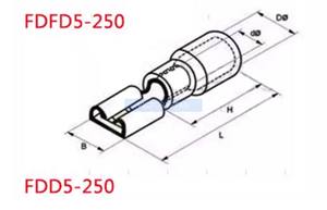 Fdfdfddmdd Series Male And Female pre insulated terminals cold pressed terminals female <strong>pl</strong> - Product Image 3