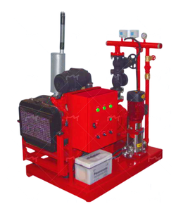 500 750 1000 1500 2000 GPM série DJ répertoriée pompe à incendie diesel et pompe jockey moteur diesel ensemble de lutte contre l'incendie avec contrôleur - Product Image 2