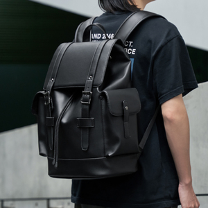 Zaino in pelle PVC di alta qualità per uomo, <span class=keywords><strong>zaini</strong></span> da viaggio con coulisse, zaino per laptop da uomo - Product Image 6