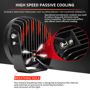 Off Road Ánh Sáng Với Bìa Mask 7 Inch Led Lái Xe Ánh Sáng Với <span class=keywords><strong>DRL</strong></span> - Product Image 5