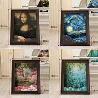 Peinture à l'huile antique nid de chat mise à niveau tridimensionnelle 3D Surround décoration intégrée carton ondulé chat planche à gratter