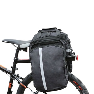 Accesorio de ciclismo, <span class=keywords><strong>bolsa</strong></span> de transporte mediana para bicicleta de montaña, <span class=keywords><strong>bolsa</strong></span> trasera de gran capacidad con cubierta para lluvia, <span class=keywords><strong>BOLSA</strong></span> PARA BICICLETA - Product Image 3