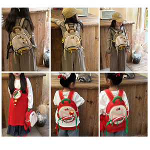 Lightweight Cute Toddler <b>Backpack</b>, <b>Children</b> Storage <b>Backpack</b> Boys Girls 3-6 Years for Travel Outdoor - Product Image 5