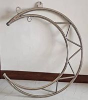 Cerceau de yoga aérien, barre de pole dance, anneau de suspension à double oreille, barre de gymnastique pour acrobaties et performances, en acier inoxydable, craie de gymnastique 360