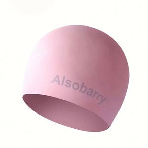 Bonnet de bain Arena USA Mairun imprimé, couleur unie, en silicone, étanche, anti-fuite, protection des oreilles, certifié ROHS, forme personnalisée, pour hommes et femmes - Product Image 4