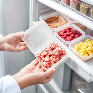 Stackable with Lids Portable <b>Refrigerator</b> Storage Boxes Bins Sealed Fresh Food <b>Container</b> for Meat Fruit & Vegetables Kitchen - Product Image 6