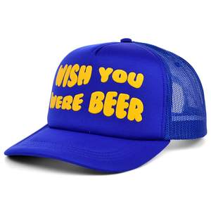 Gorra Clásica de 5 Paneles con Bordado Personalizado, Estampado de Burbujas, Cierre a Presión, Azul Marino, Malla de Poliéster y Espuma, Personalizada y a la Moda - Product Image 3