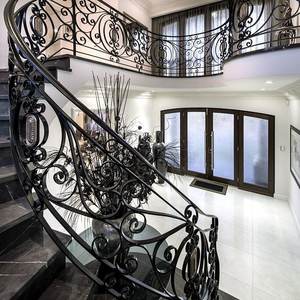 <span class=keywords><strong>Auvent</strong></span> en fer forgé avec des motifs en spirale forgés à la main, <span class=keywords><strong>auvent</strong></span> résistant aux intempéries <span class=keywords><strong>pour</strong></span> la protection de l'entrée - Product Image 6