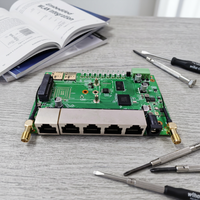 Router Industrial IoT 5G WiFi con Doble Puerto Serial, PCBA DTU Gateway para PLC, Carga y Descarga Remota de Programas y Sistemas de Control Inteligente