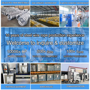 Câble métallique galvanisé à âme en acier 7x7, 1,5 mm, <span class=keywords><strong>2</strong></span>,0 mm, 3,0 mm, pour tracé de clôture et traction - Product Image 3