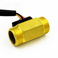 Capteur de débit YF-B1 en acier inoxydable et laiton avec filetage NPT, DN15, à effet Hall, DC5-24V, OEM pour la mesure de l'eau/du liquide/de l'huile