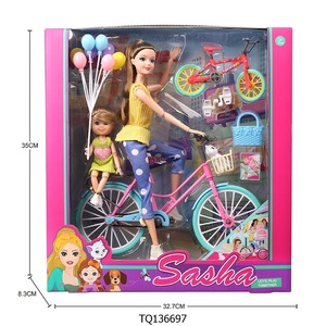 Yeni sıcak satış ucuz sevimli özel güzel BJD ev kız bebekler kızlar için farklı aksesuarlar oyun çocuk oyuncakları hediyeler kutu seti - Product Image 1