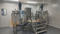 Cuve de mélange à cisaillement élevé de type fixe 500L 1000L 3000L 5000L pour shampoing, lessive, savon liquide pour les mains et liquide vaisselle