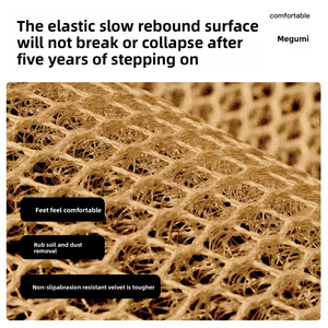 <span class=keywords><strong>Paillasson</strong></span> en caoutchouc à motif de patte de chien, antidérapant, résistant à l'eau, maille élastique, adapté aux animaux domestiques, lavable, pour une utilisation intérieure et extérieure, facile à nettoyer - Product Image 2