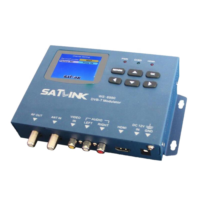 Highfly OEM के घरेलू Satlink WS-6990 H-DMI ए वी डिजिटल dvb-टी एफएम catv न्यूनाधिक