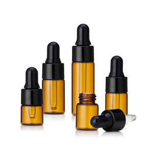 Frascos de vidrio de muestra cosmética vacíos 1mL 2ml 3ml 5ml Mini botella cuentagotas de vidrio para Esencia de perfume de aceite esencial - Product Image 5