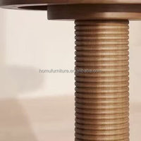 HOMU Tabourets de bar contemporains en velours et bois massif avec repose-pieds, chaises de salle à manger durables et écologiques pour cafés et restaurants