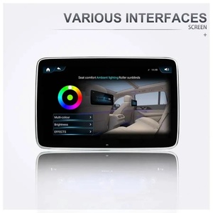 Entretenimiento para Asientos Traseros para Benz GLS Maybach GLE Clase G 2020, Reproductor Multimedia de Video, Pantalla Android, Reposacabezas, Accesorios para Auto - Product Image 4